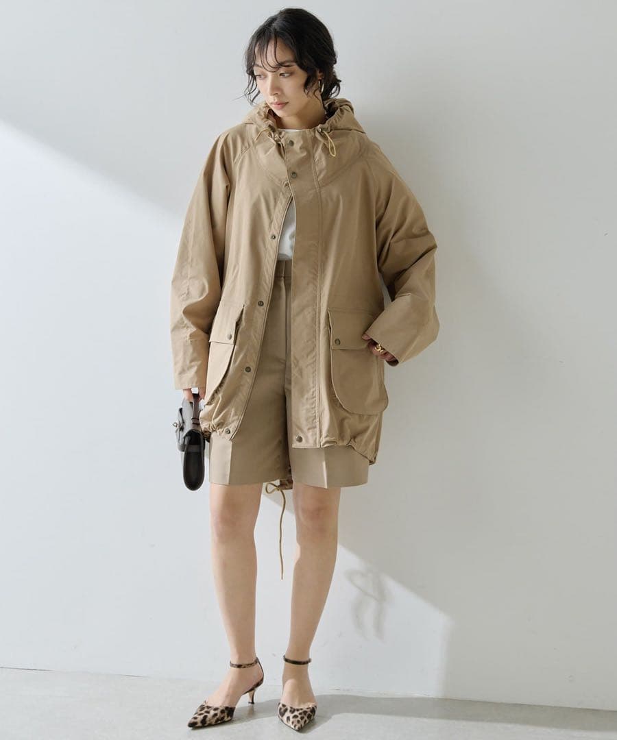 【美品】Whim Gazette⭐︎フーディーブルゾン　ベージュ