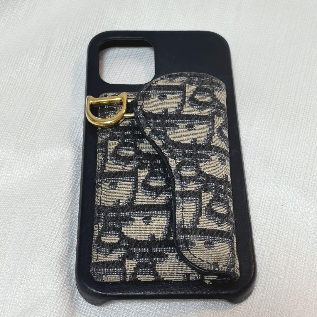 DIOR　iPhone12 12Pro対応　トロッター サドル　スマホケース