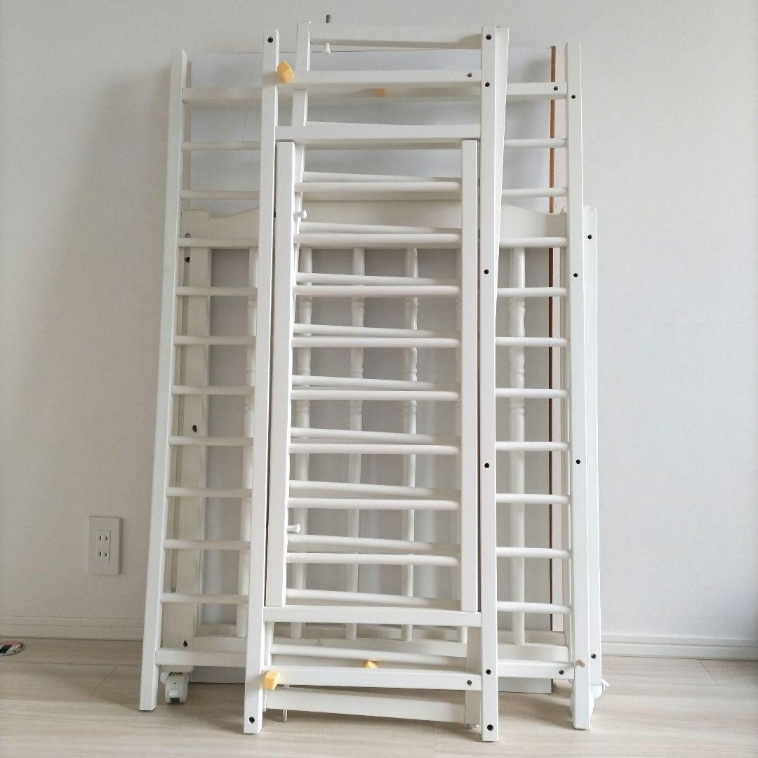 ベビーベッド　エリーゼ　ホワイト