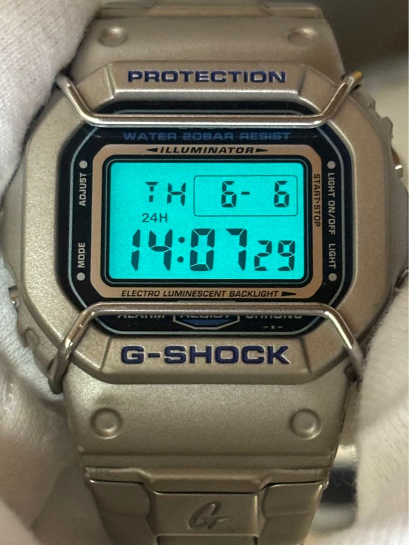 G-SHOCK/オリジン/DW-5000/スクリューバック/シルバー/ビンテージ