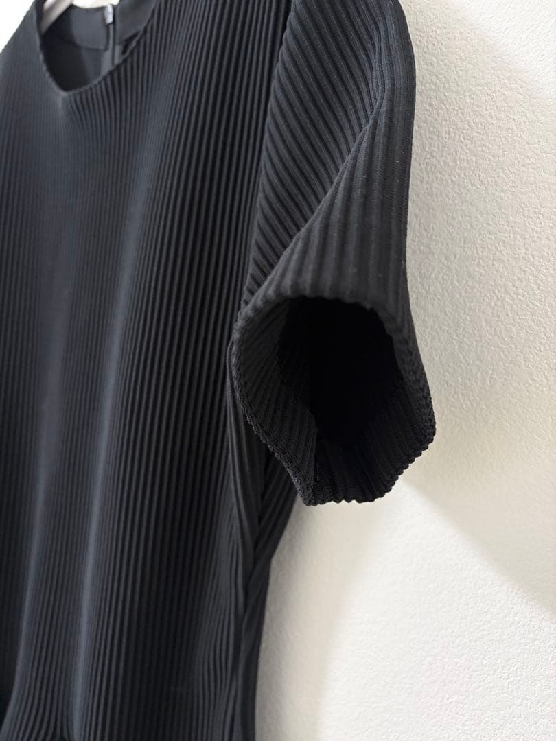 CFCL 膝丈ニットワンピース 2024ss ブラック