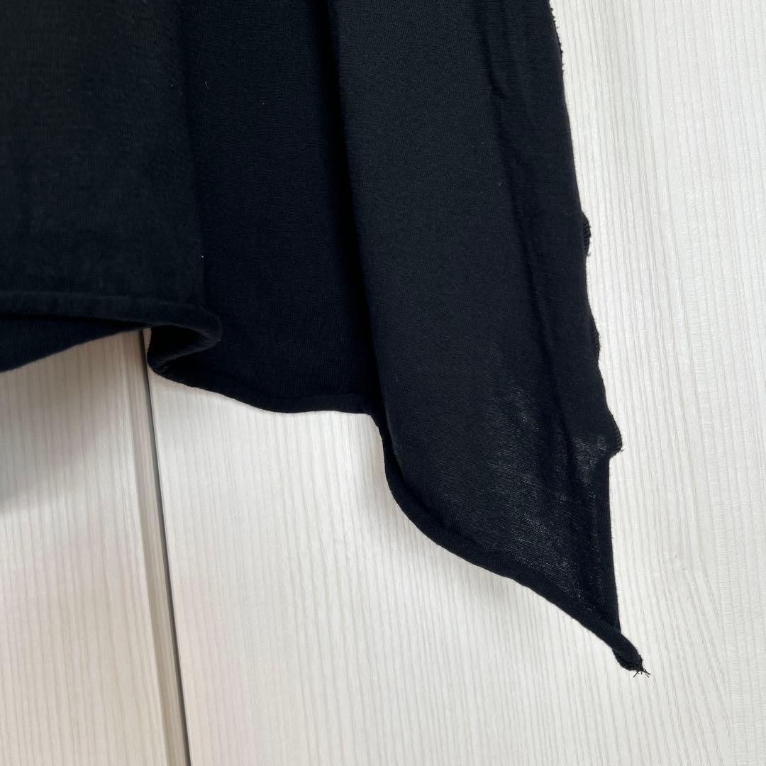 未使用　タマキニイメ　ふわりカットソーワンピース　コットン　ブラック