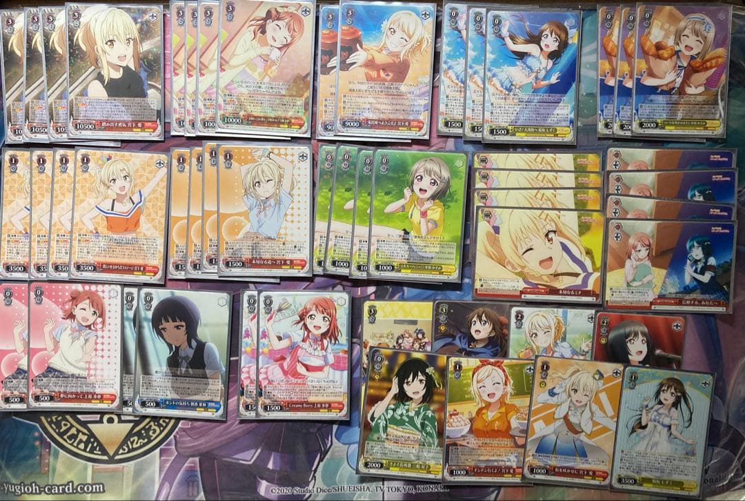 ヴァイスシュヴァルツ　虹ヶ咲学園スクールアイドル同好会デッキ＋パーツ