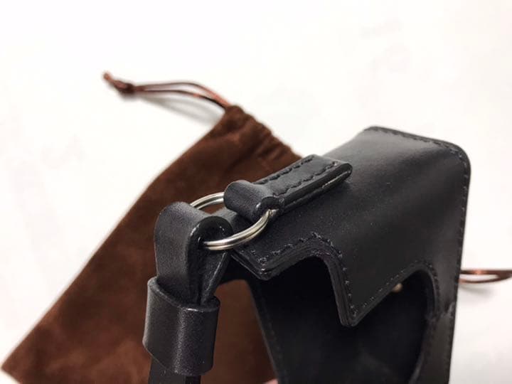 カメラケースとストラップ 新品 Rollei b35 用 イタリア製本革使用