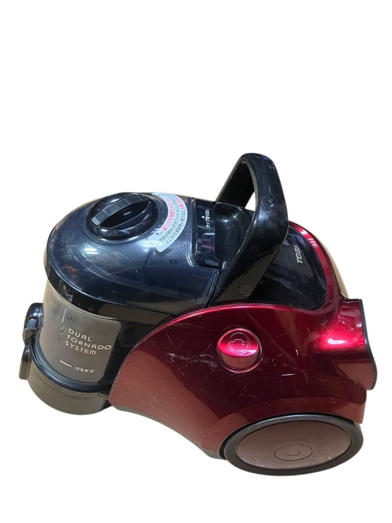 TOSHIBA 東芝　サイクロン掃除機VC-C12 (R) 13年製　保証付き