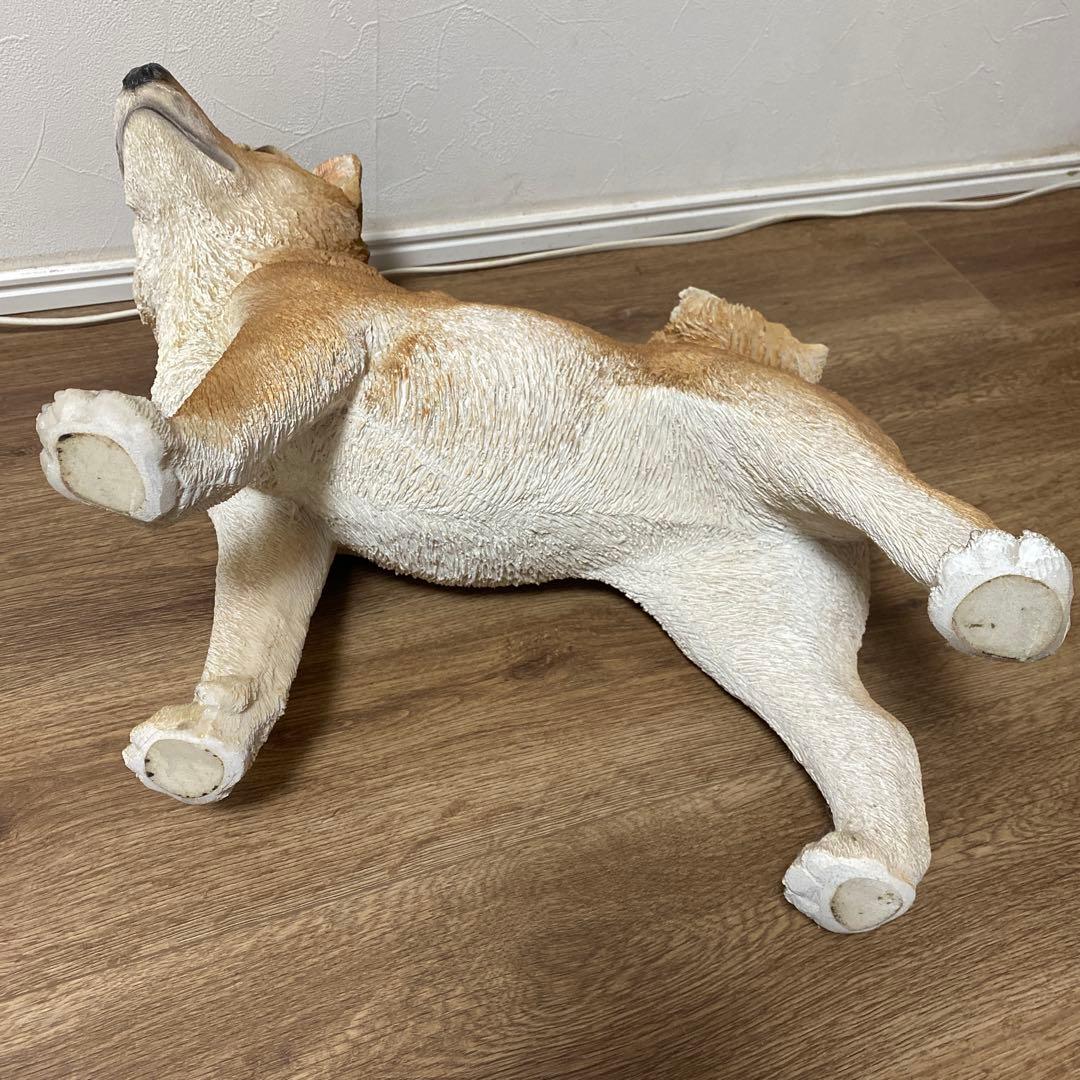 柴犬　置物　大きいサイズ　玄関　オブジェ