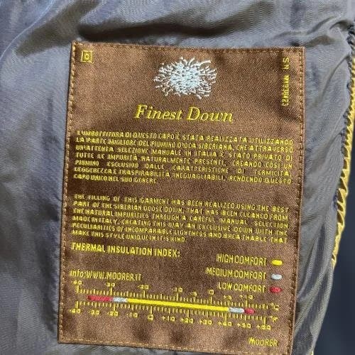 カ*ル様 MooRER ムーレー GORNER-KN ダウンジャケット ネイビー