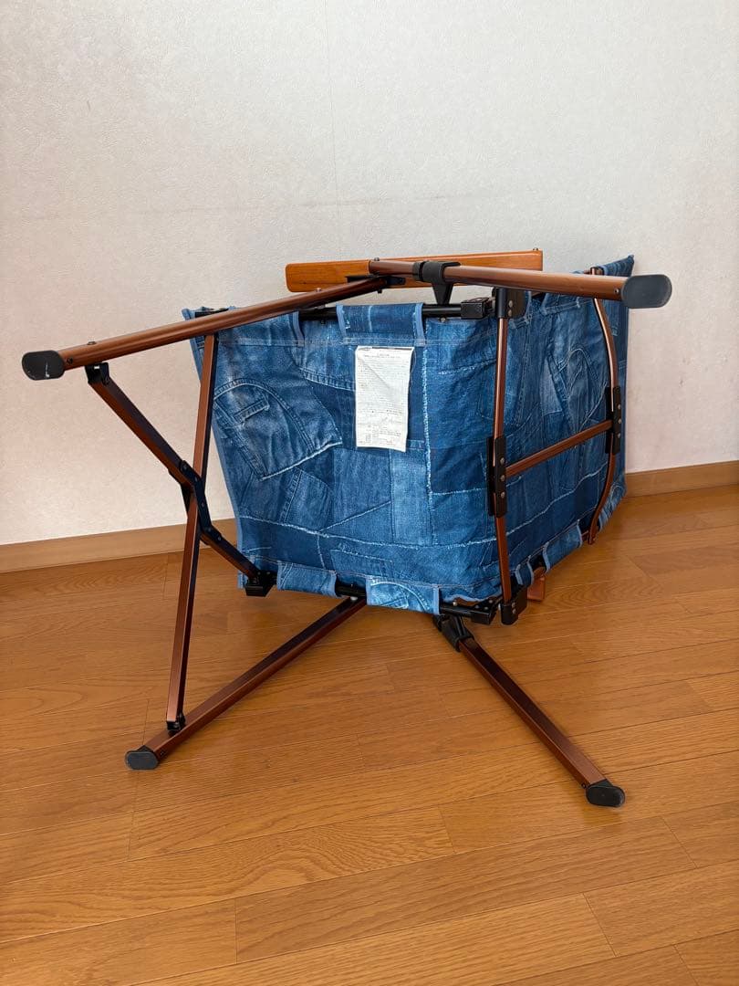 コールマン　モンロー　インディゴ　デニム調チェアー　希少！冬キャン！