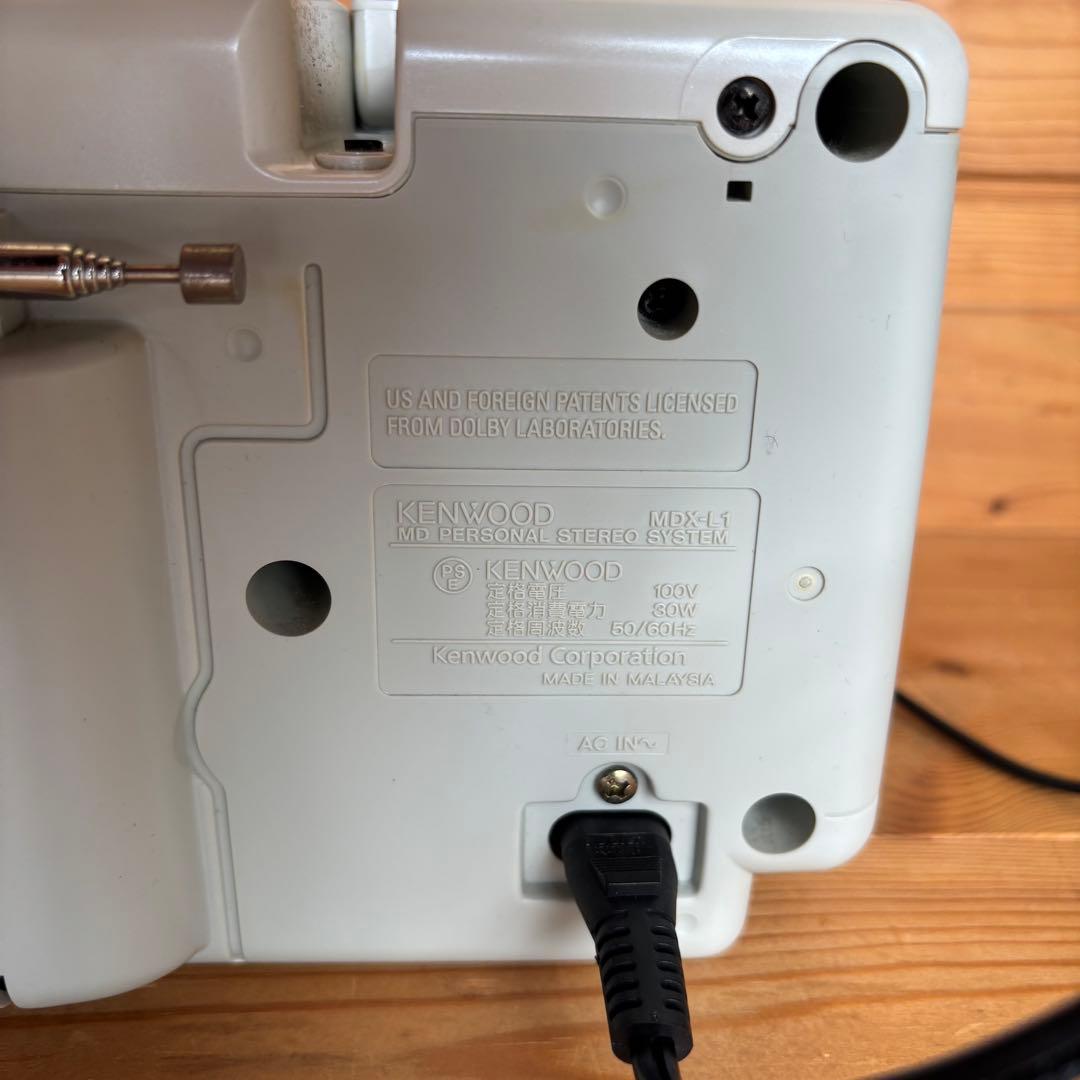 ケンウッド MD/CDラジオ MDX-L1 ミニコンポ リモコン付き★