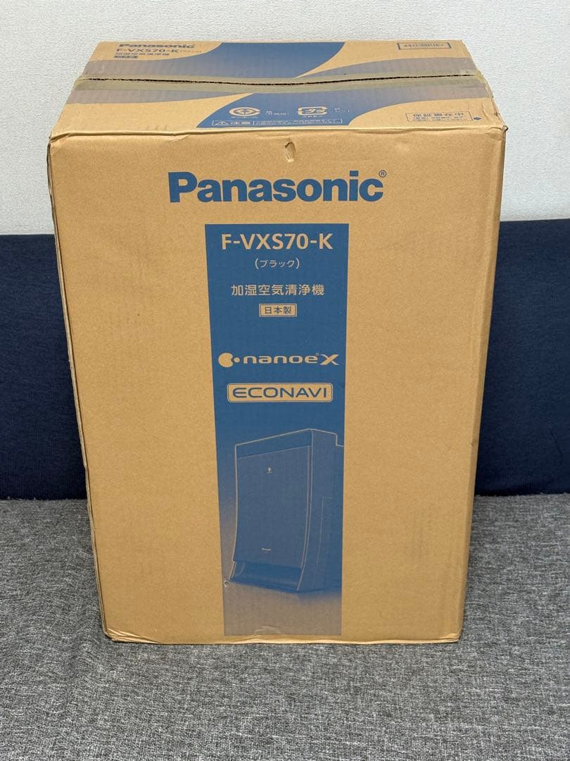 パナソニック　加湿空気清浄機　F-VXS70-K (ブラック)