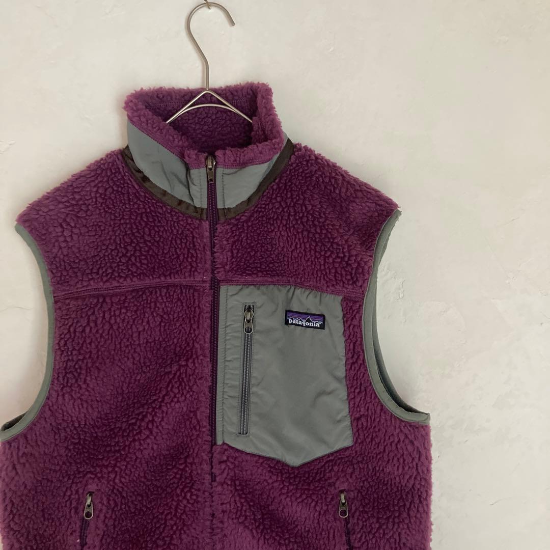 廃盤カラー Patagonia パタゴニア レトロX ベスト　パープル S