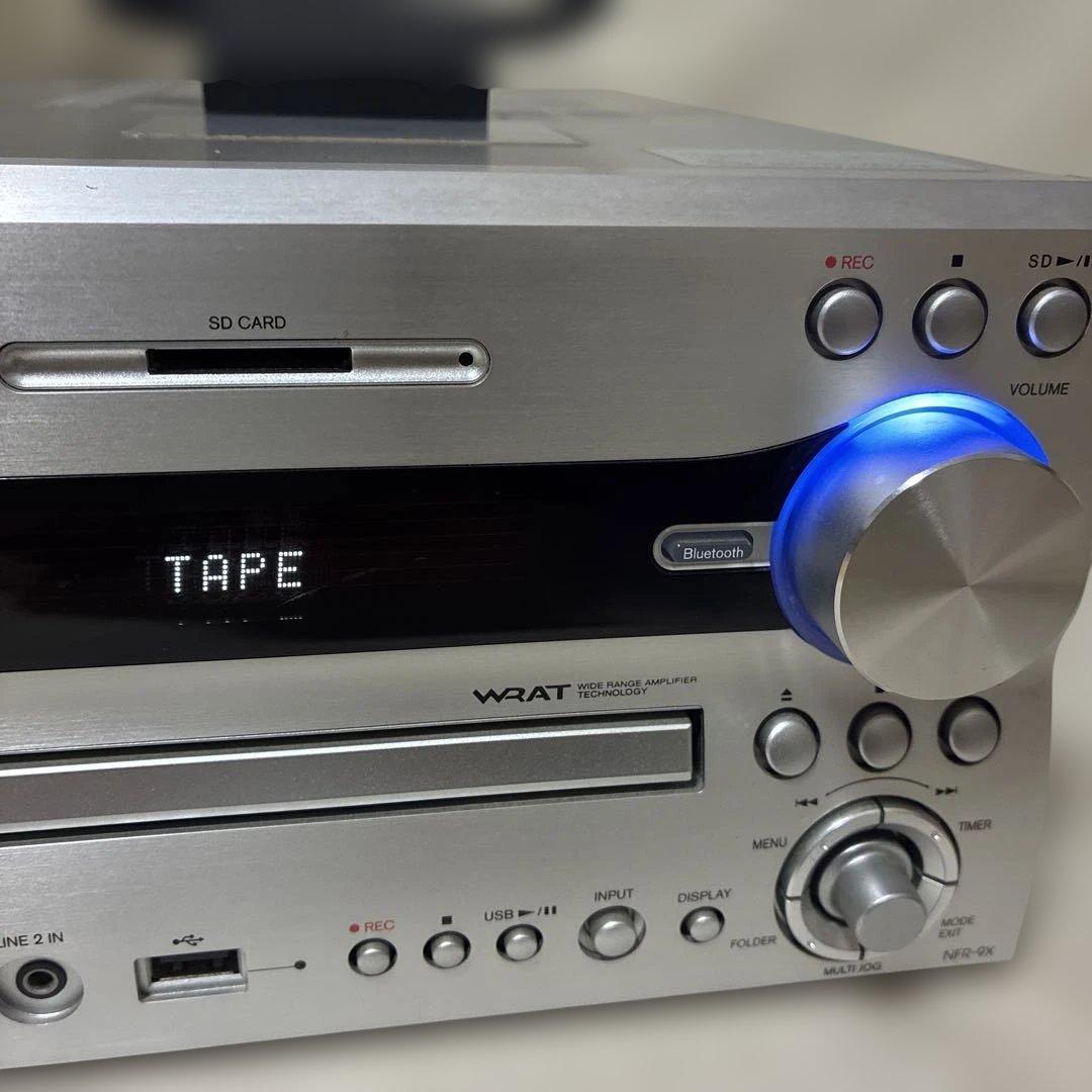 【ジャンクONKYO】NFR-9XS CD/SD/USBレシーバー　通電確認済