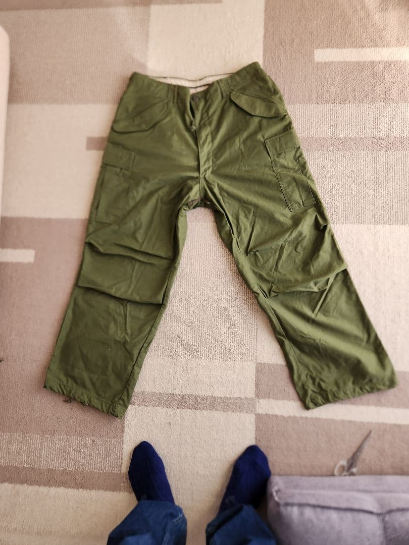 値下⭐70s アメリカ軍実物 M65カーゴパンツ L-R(L～XL相当)M-65