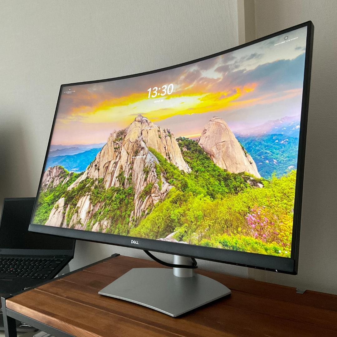 Dell S3221QS 31.5インチ 曲面4Kモニター ディスプレイ