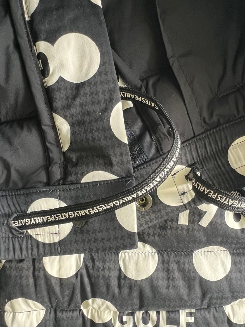 パーリーゲイツ　ドット中綿スカート