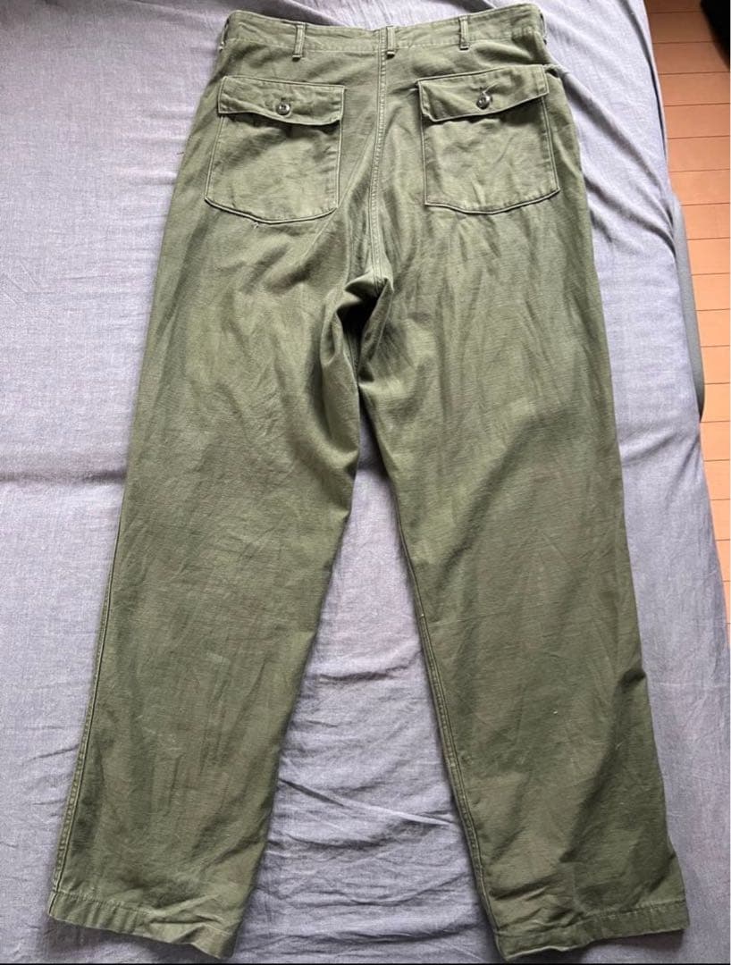 usarmy ベイカーパンツ 60s 実物　ボタンフライ