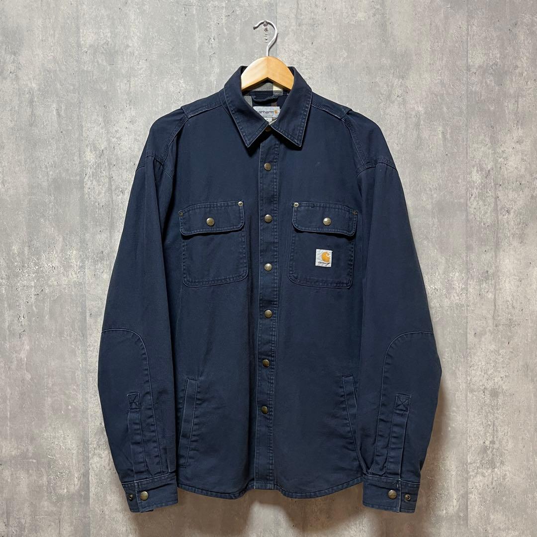 Carhartt duck Jacket ネイビー ダックジャケット カーハート
