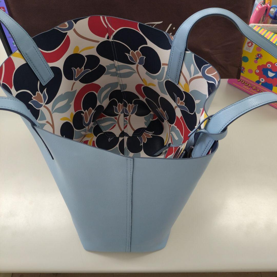 kate spade ライトブルー ビジネスバッグ