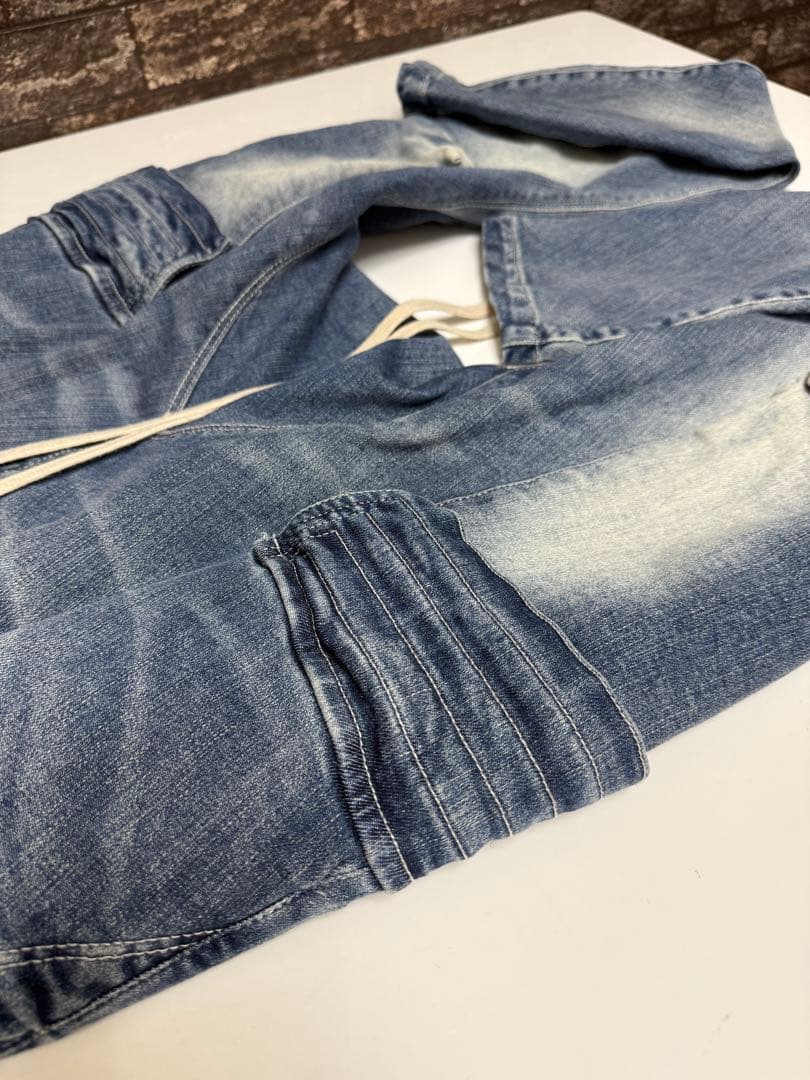 【希少モデル】A.F ARTEFACT ストレッチ サルエル カーゴ デニム