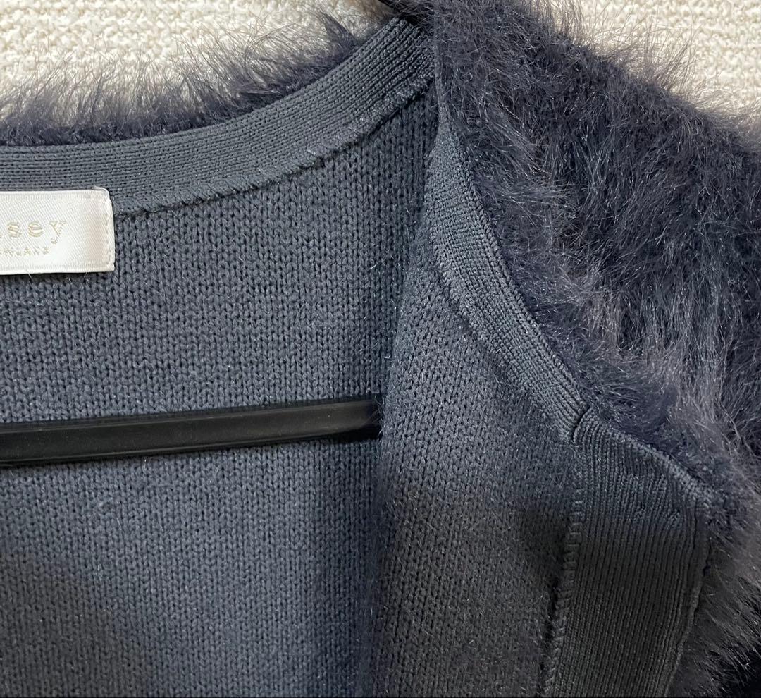 【3983】完売品 Ballsey フェザーヤーンぺプラムベスト S