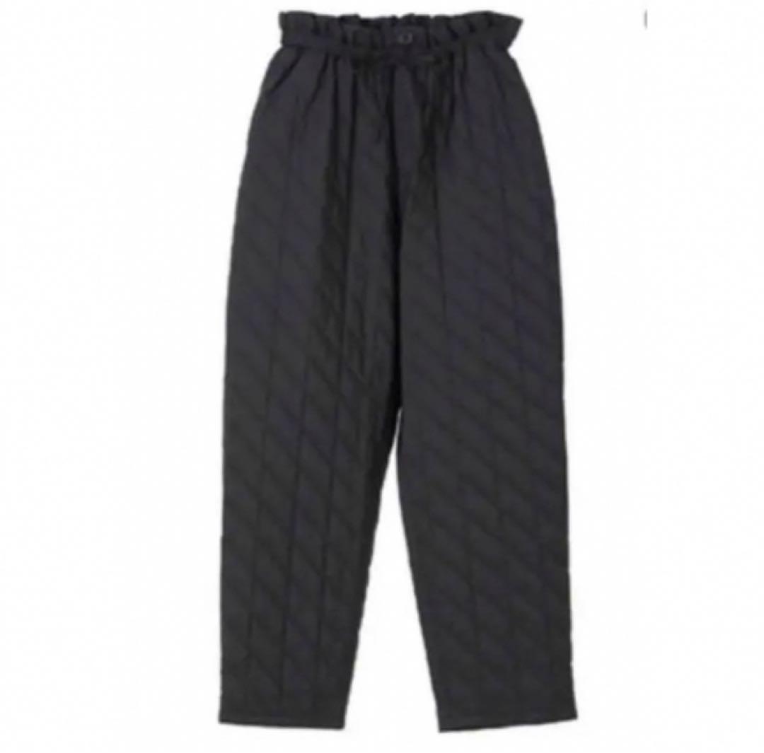 ブラックキルティングパンツ　9/30までの出品