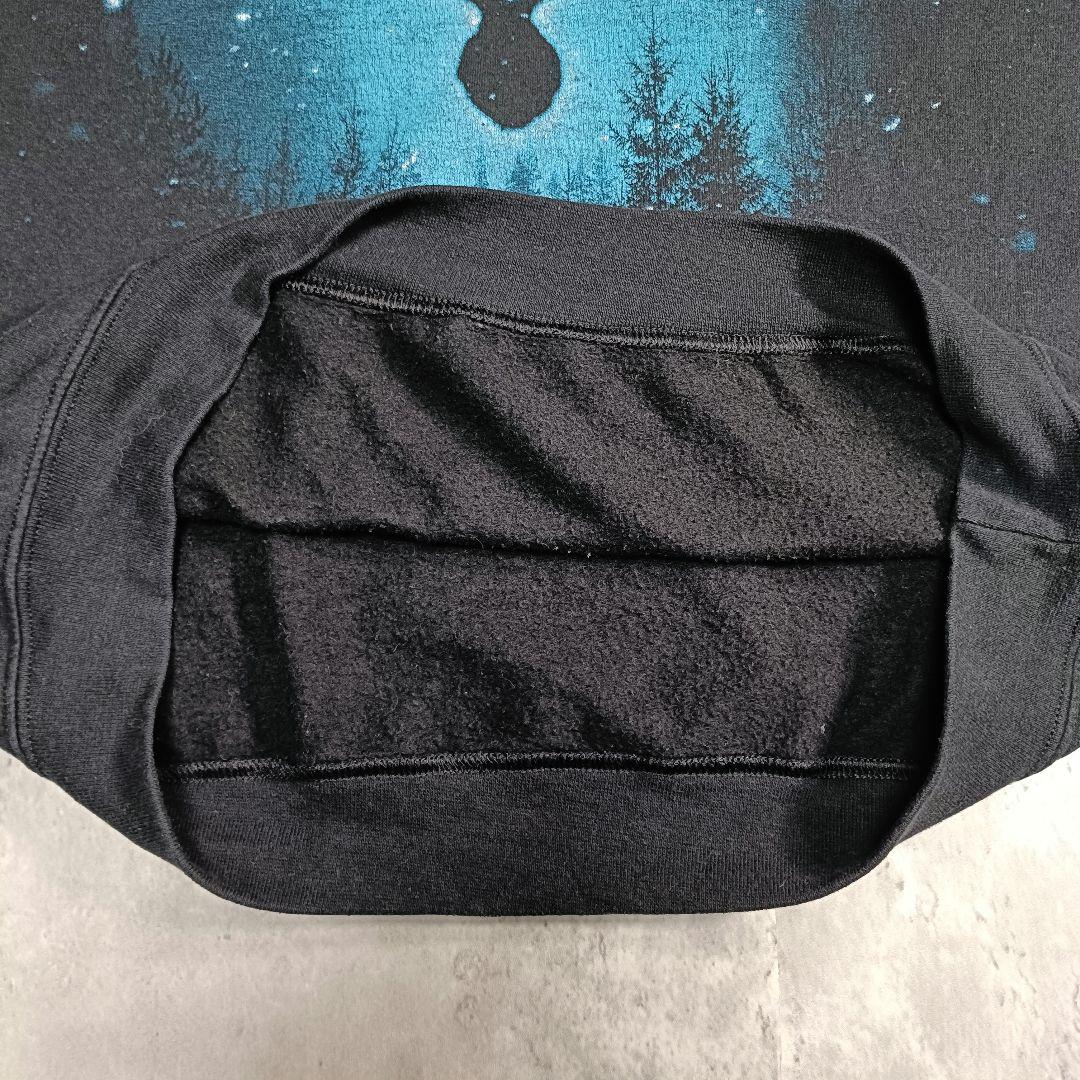 公式 ストレンジャーシングス Netflix スウェット 黒 サイズL