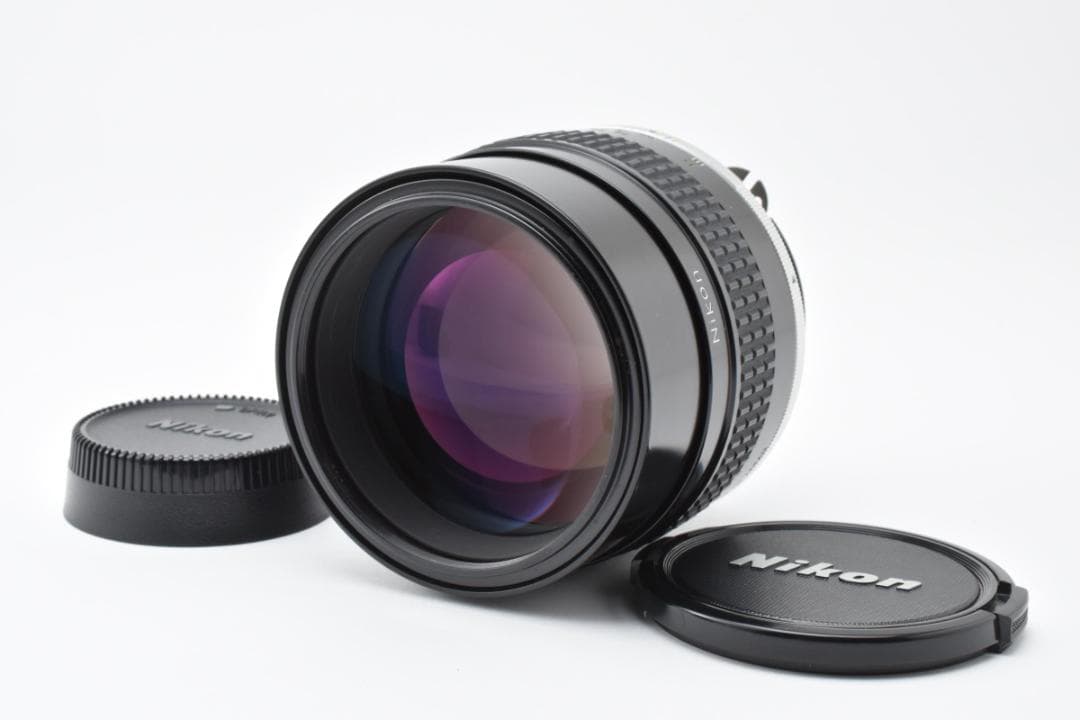 【美品】Nikon ニコン Ai-s 105mm F1.8 レンズ #403