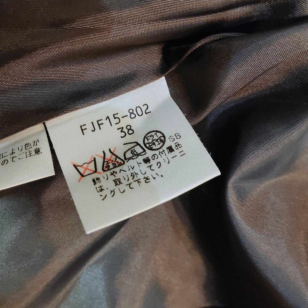 バーバリー ブルーレーベル ノバチェック ロゴベルト ジャケット アンゴラ