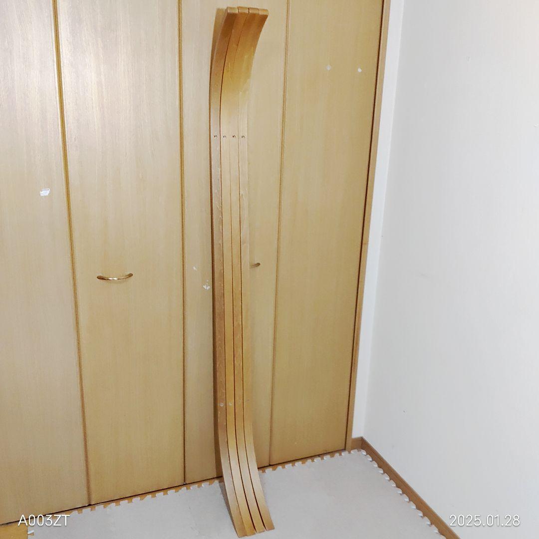 アクタス風 ポールハンガー コートハンガー 木製 北欧 モダン 曲木 4本脚