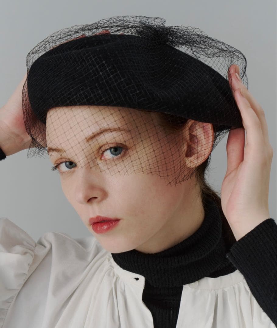 PERNA チュールベレー帽