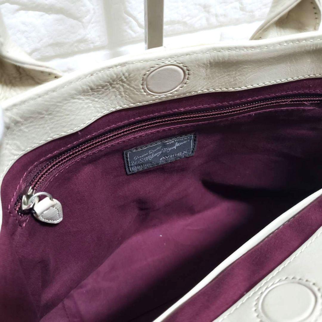 美品希少 AVIREX アヴィレックス ミニ 2way ショルダーハンドバッグ