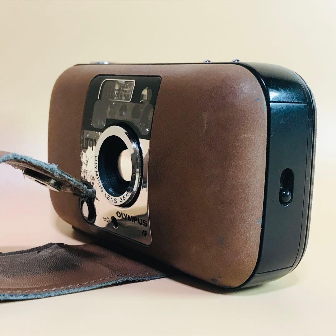 完動品 OLYMPUS LT-1 ＋電池 オリンパス ブラウン フィルムカメラ