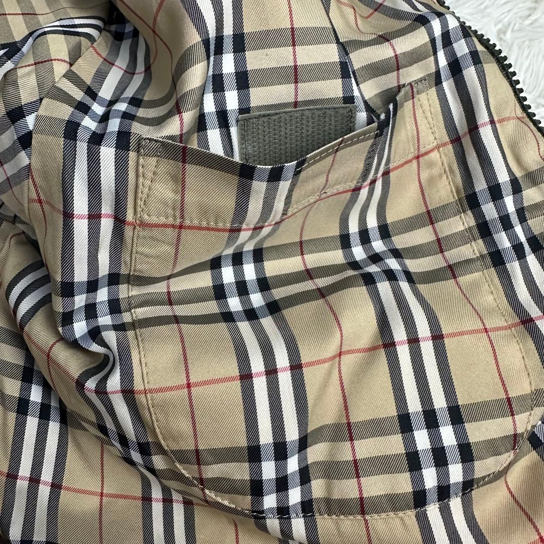 凪 様用美品 バーバリー オリーブグリーン ダウンジャケット ノバチェック柄