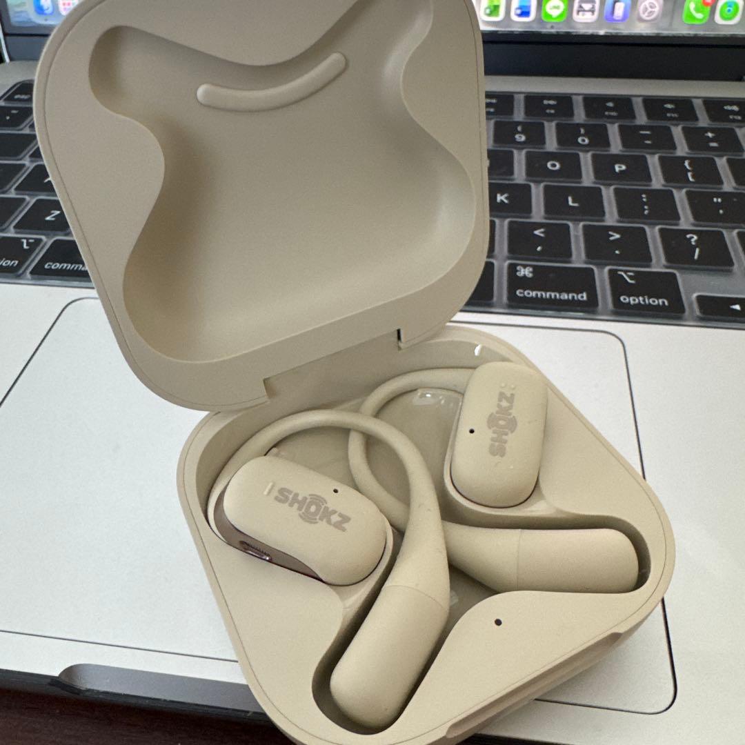 SHOKZ OPENFIT T910ワイヤレスイヤホン ブラック