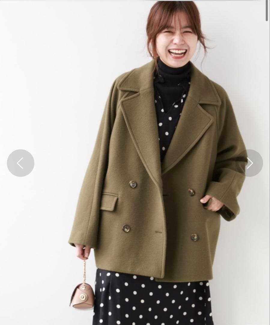 JOURNAL STANDARD relume 尾州ウールショートPコート 38