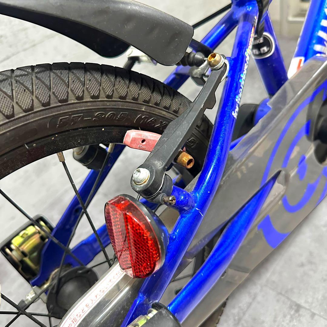 d-bike MASTER+ 16インチ 青 ブルー ジュニアバイク カゴ付き