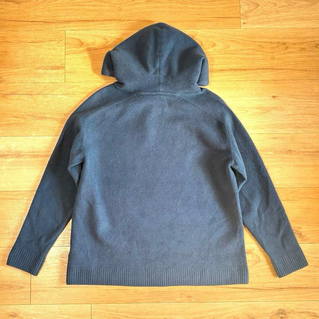 BATONER フリースウールパーカー ネイビー サイズ2