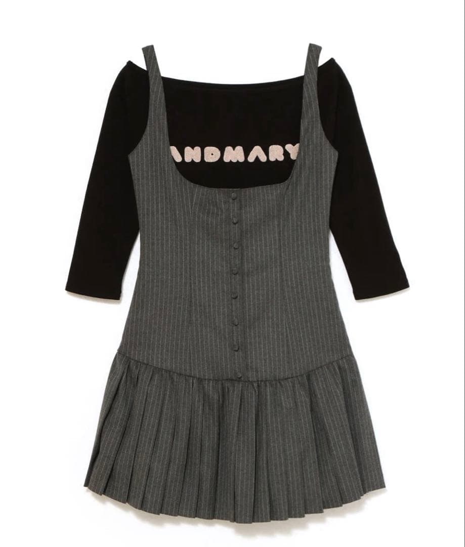 即日発送Jade set mini dress andmaryブラック