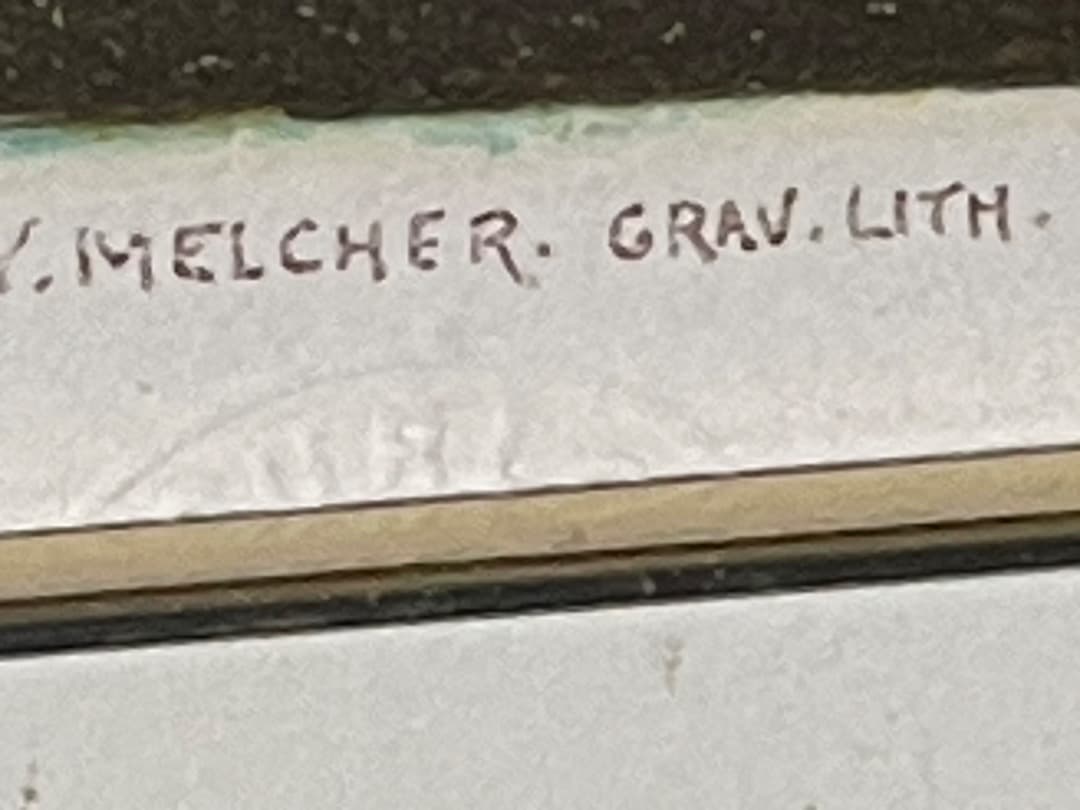 モーリス・ユトリロ（リトグラフ）