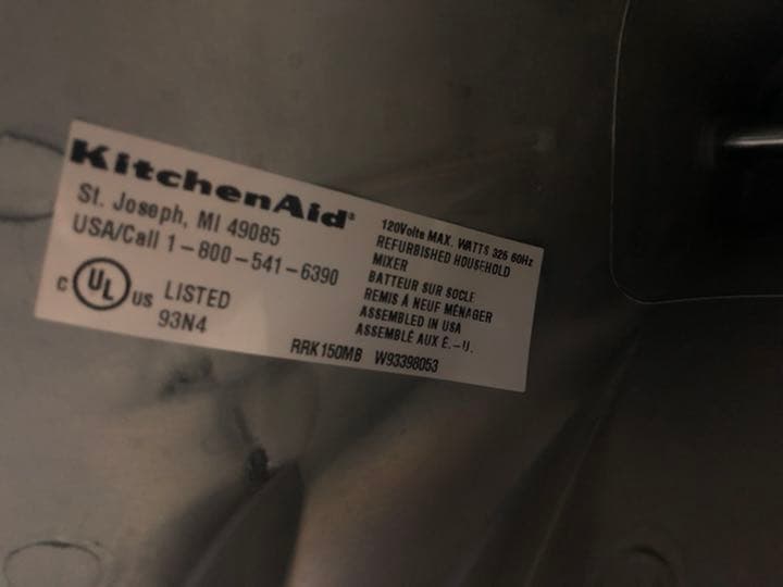 キッチンエイド　スタンドミキサー　日本未発売　ミスティーブルー