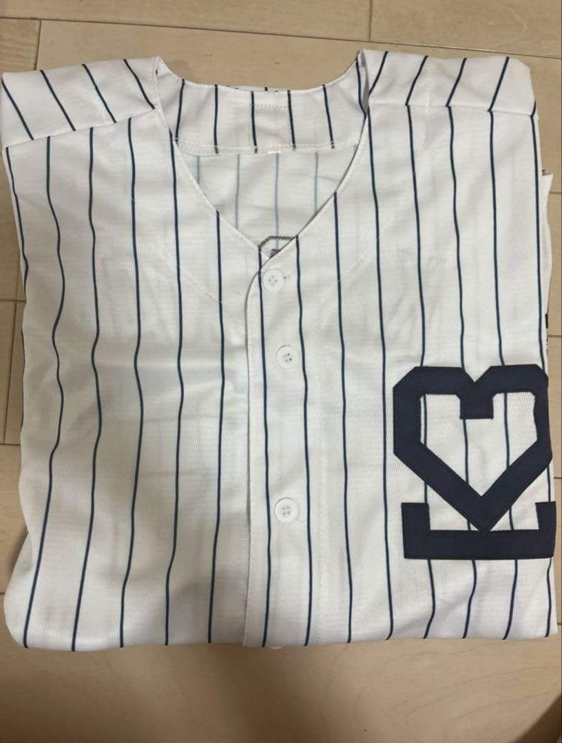 aespa カリナ karina ベースボールユニフォーム Tシャツ ホワイト