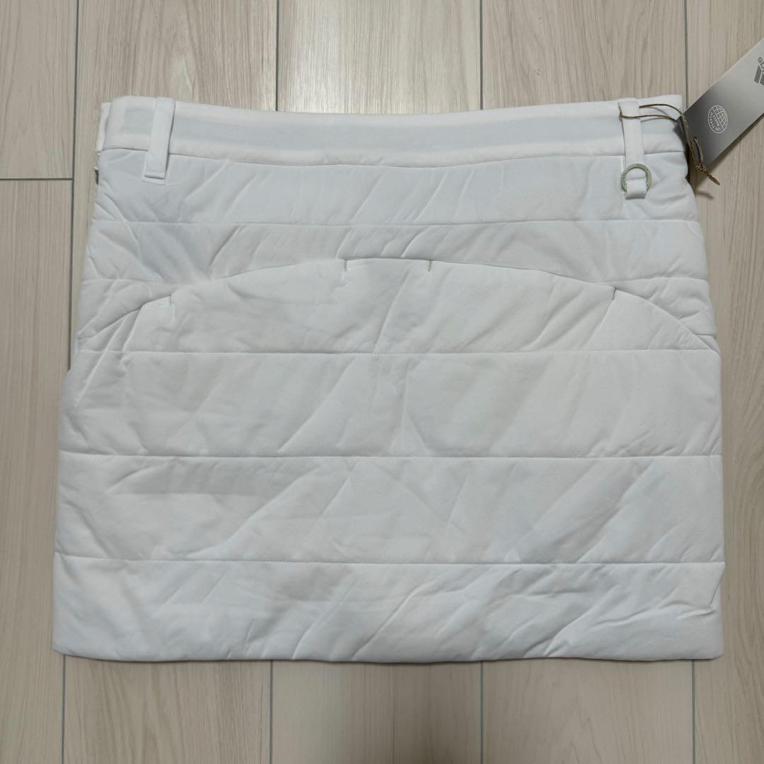 新品 アディダス セットアップ 中綿　ジャケット　スカート　秋冬　かわいい 白