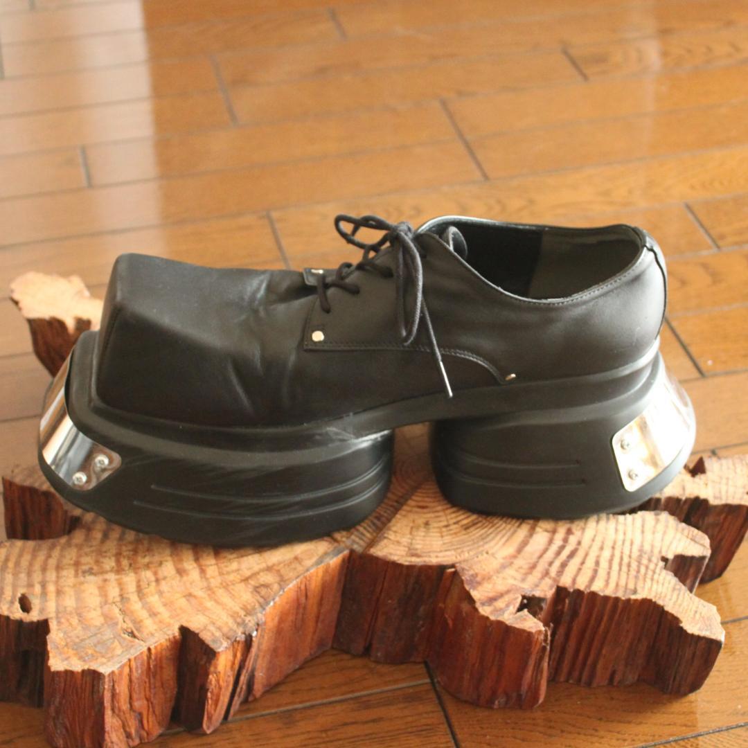 GRANCY メタルプレートレザー 44 ブーツ 革靴 新品訳あり グランシー