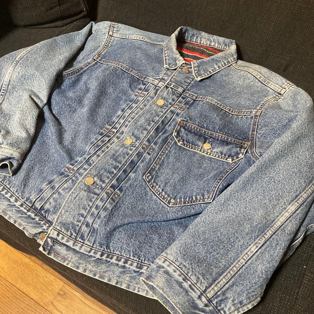最終価格！1stタイプ　ブランケット　 XLサイズ　デニムジャケット　USA製？
