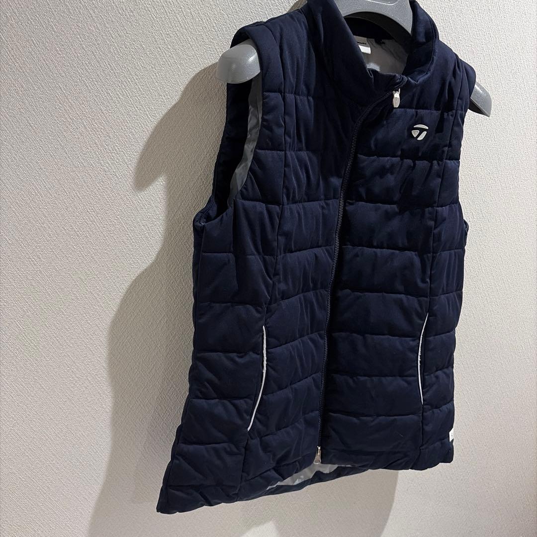 TaylorMade ネイビー 中綿ベスト&スカートセットアップ　L