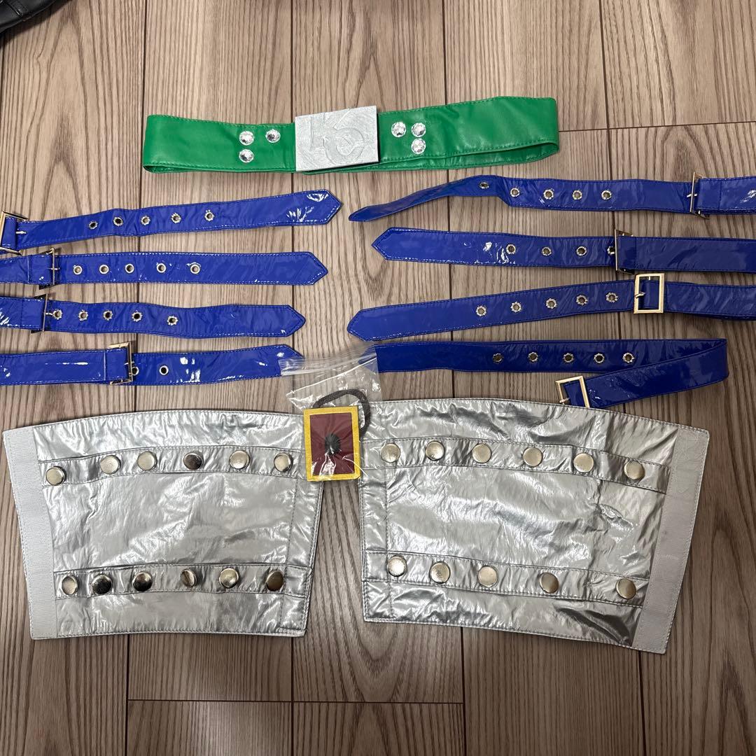 遊戯王　海馬瀬人　コスプレ衣装　革風ボトム　ウィッグ付き