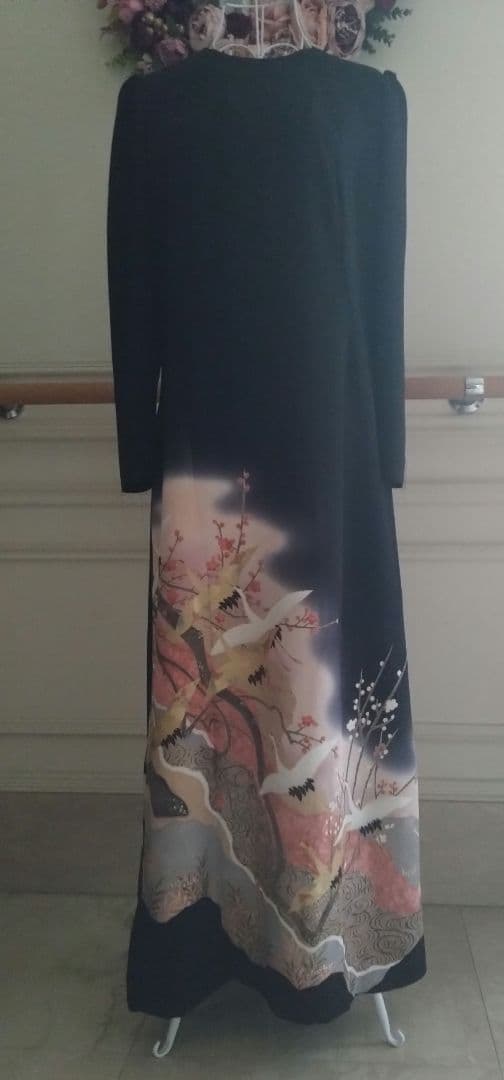 ③着物リメイク✨ М✨上品な留袖ドレス✨