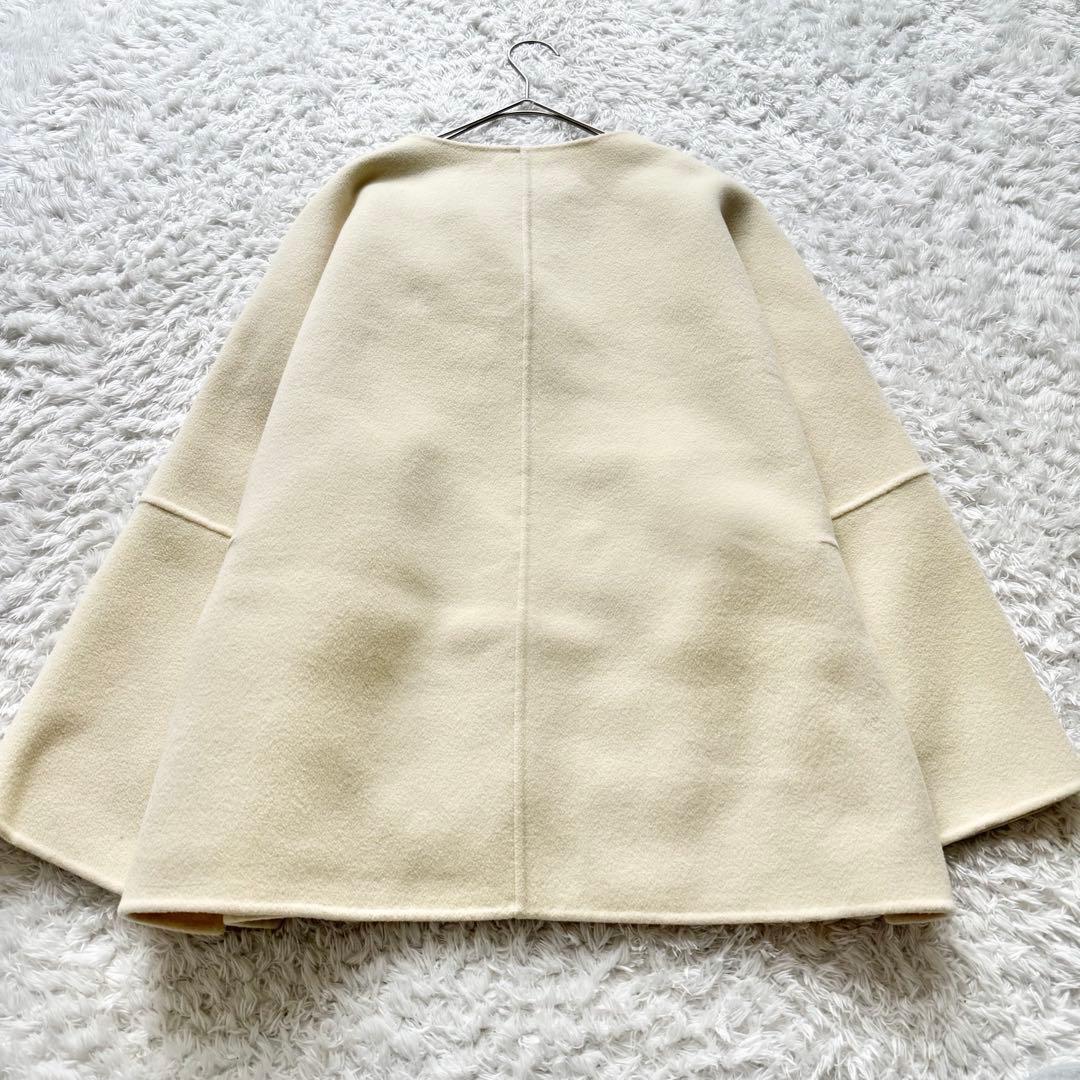 IENA 21AW SUPER160 ダブルフェイスショートコート 38