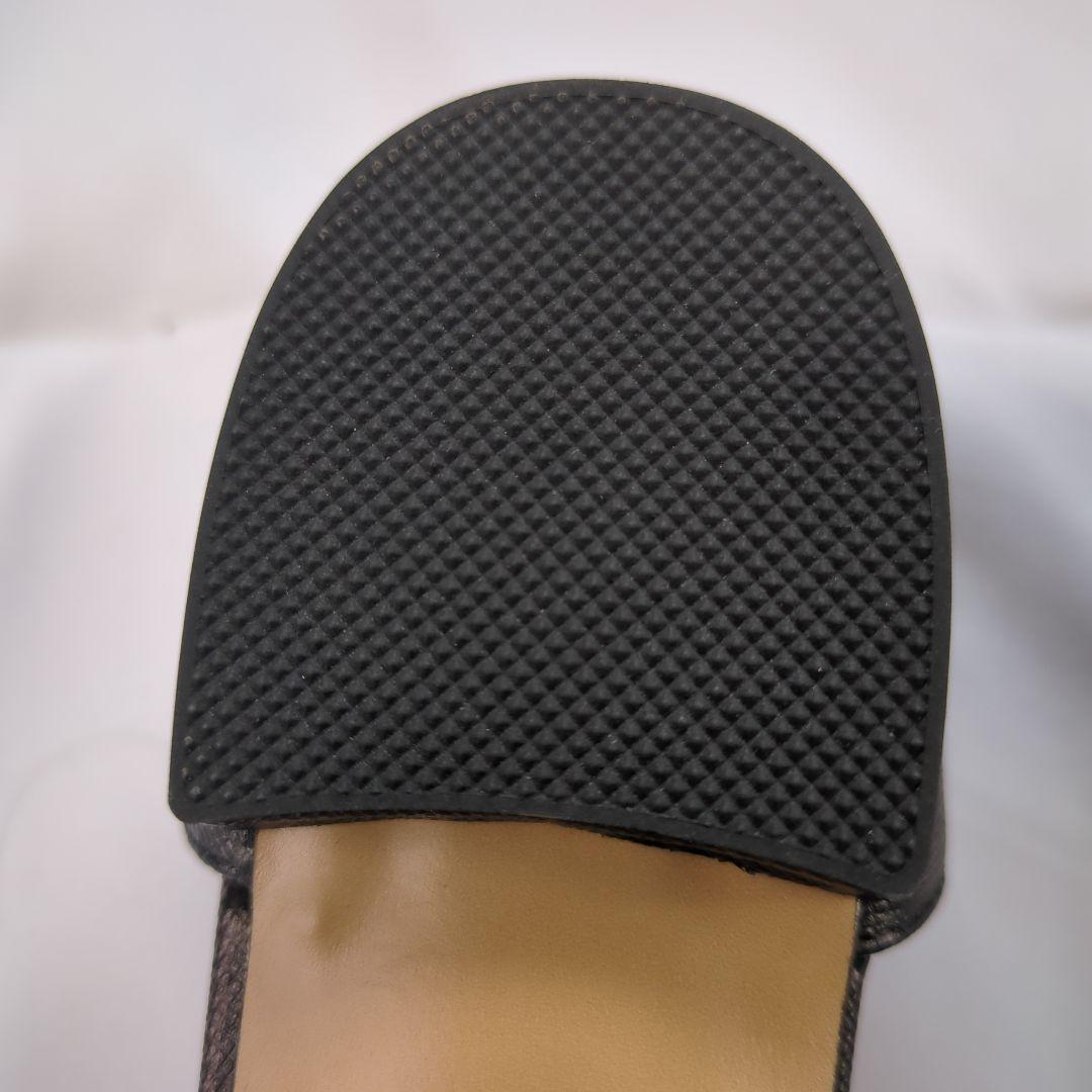 BALLY　バリー　フラットパンプス　レザー　ブラック　未使用級　22.5cm