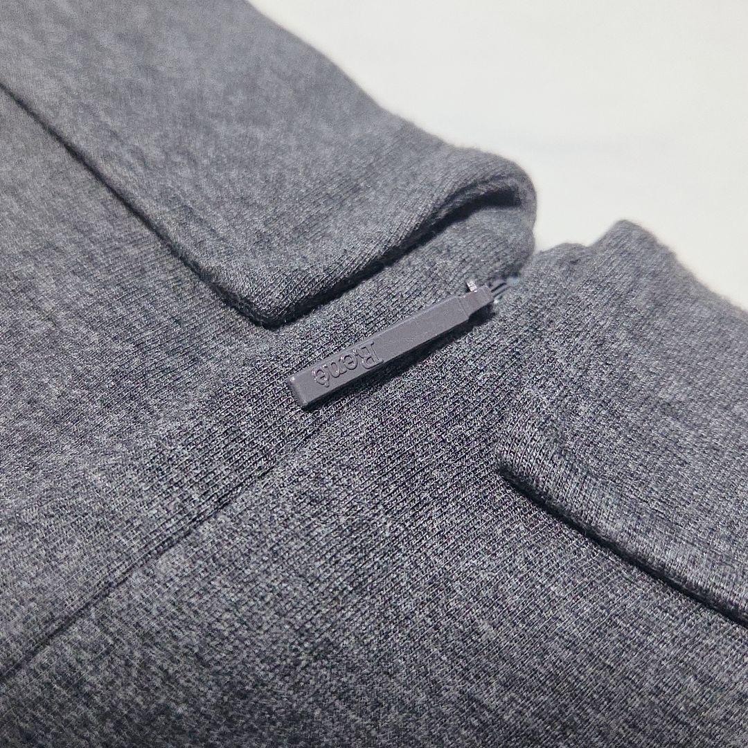 美品✨ルネ Rene 襟付き フレア 5分袖 ワンピース Aライン グレー 36